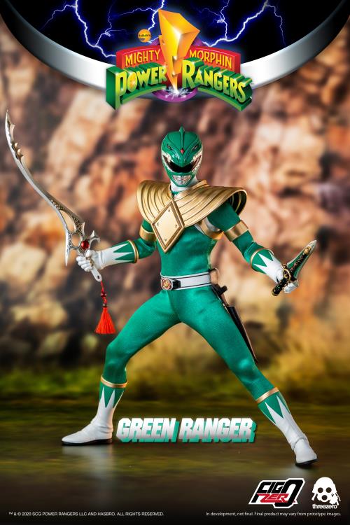 Mighty Morphin Power Rangers FigZero Green Ranger 1/6 Figure - Image 3
