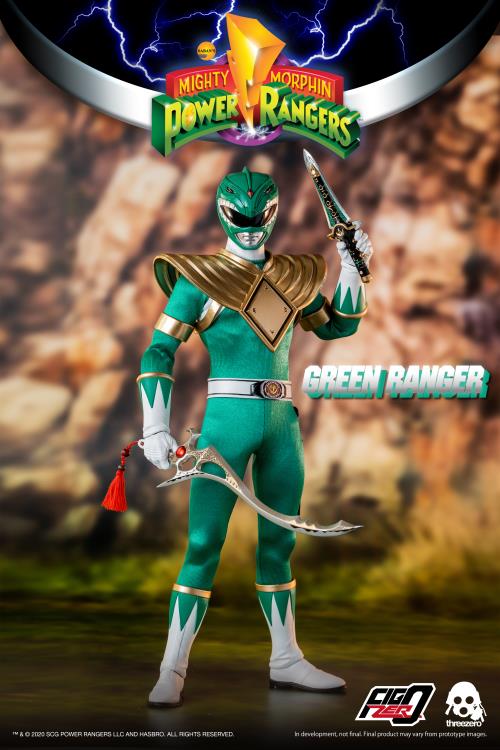 Mighty Morphin Power Rangers FigZero Green Ranger 1/6 Figure - Image 4