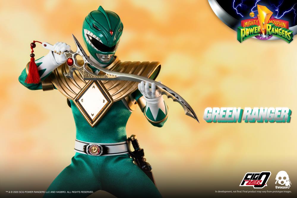 Mighty Morphin Power Rangers FigZero Green Ranger 1/6 Figure - Image 6