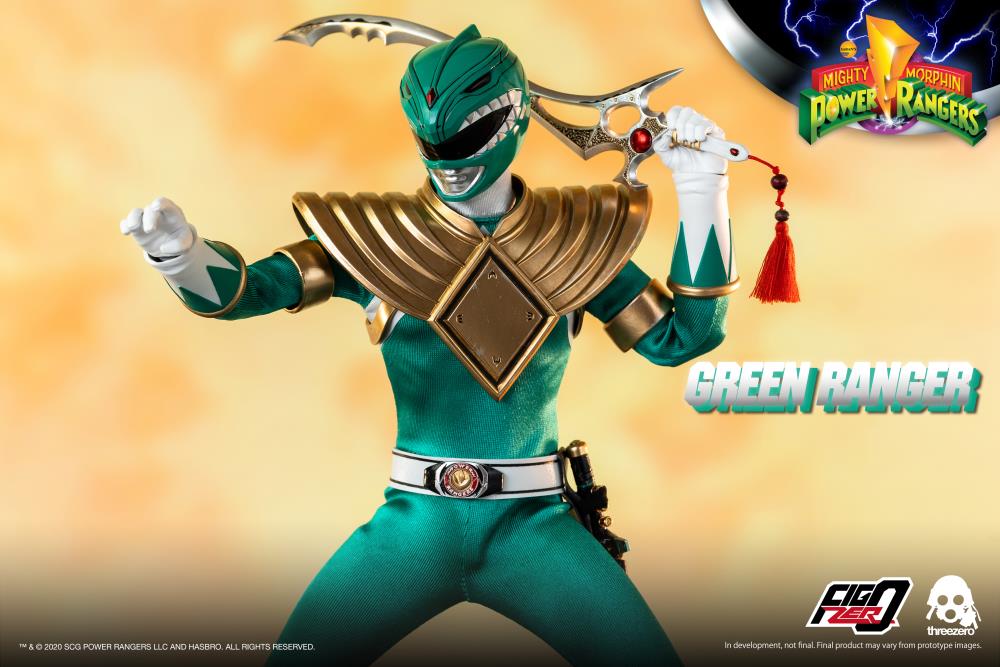 Mighty Morphin Power Rangers FigZero Green Ranger 1/6 Figure - Image 7