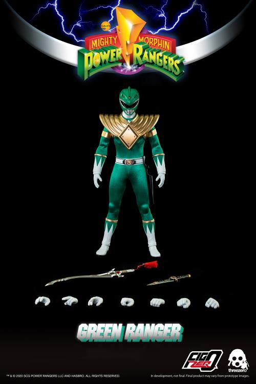 Mighty Morphin Power Rangers FigZero Green Ranger 1/6 Figure - Image 8