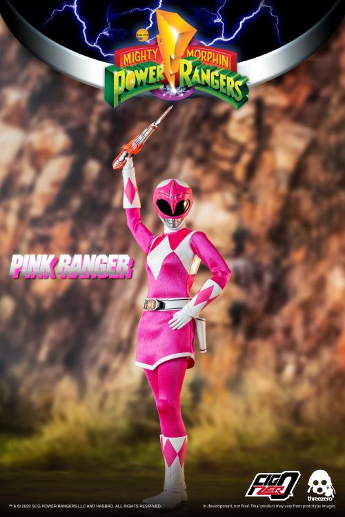 Mighty Morphin Power Rangers FigZero Pink Ranger 1/6 Figure - Image 5
