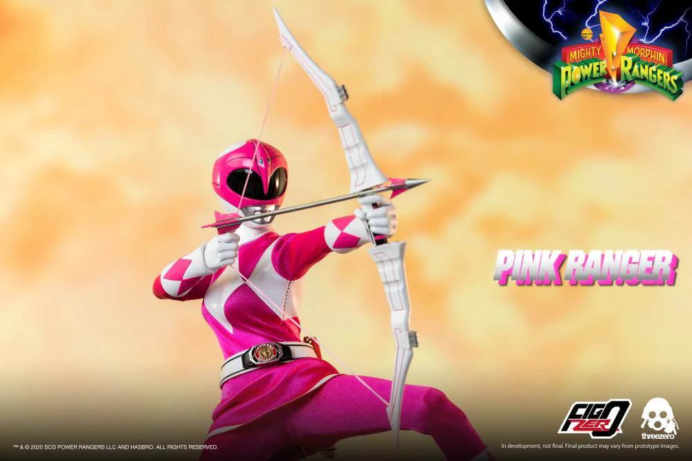 Mighty Morphin Power Rangers FigZero Pink Ranger 1/6 Figure - Image 6