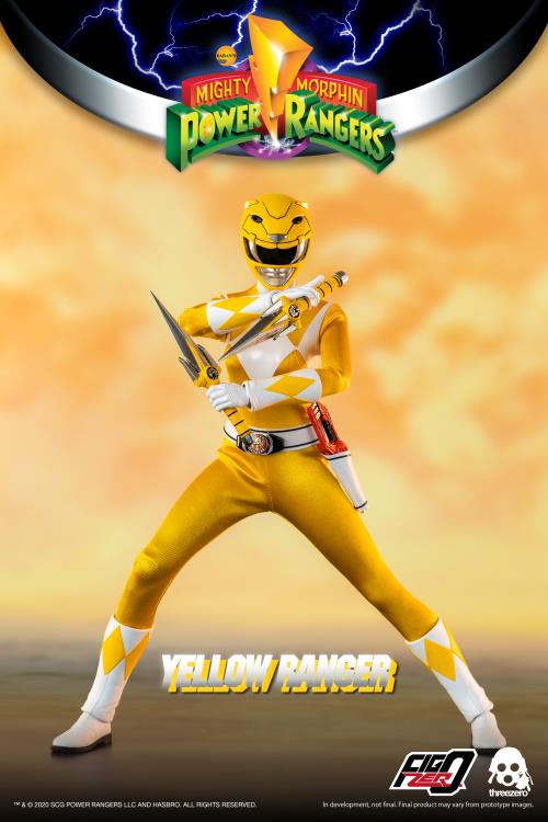 Mighty Morphin Power Rangers FigZero Yellow Ranger 1/6 Figure - Image 2