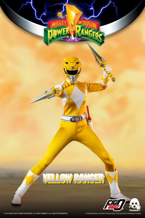 Mighty Morphin Power Rangers FigZero Yellow Ranger 1/6 Figure - Image 3