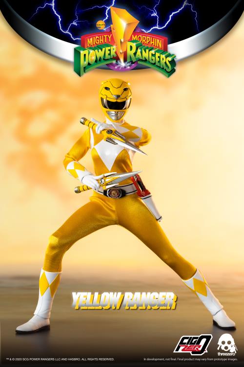 Mighty Morphin Power Rangers FigZero Yellow Ranger 1/6 Figure - Image 5