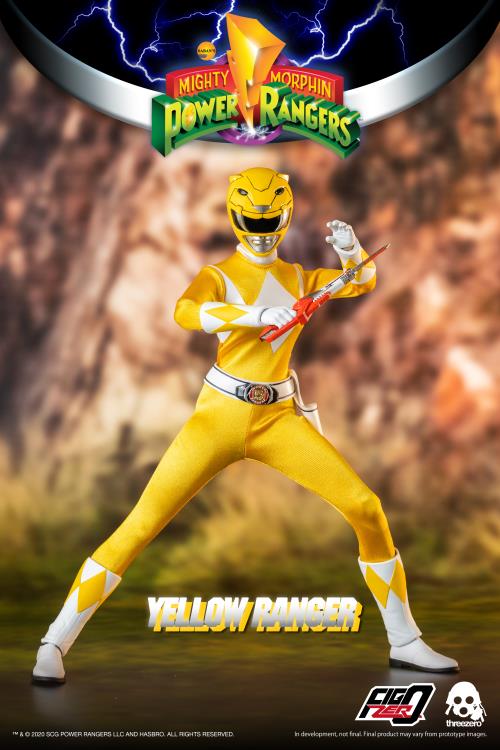 Mighty Morphin Power Rangers FigZero Yellow Ranger 1/6 Figure - Image 6