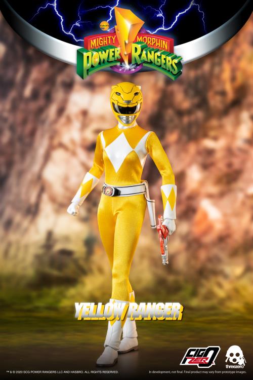 Mighty Morphin Power Rangers FigZero Yellow Ranger 1/6 Figure - Image 7
