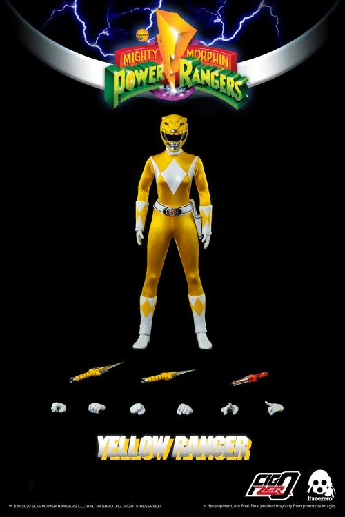 Mighty Morphin Power Rangers FigZero Yellow Ranger 1/6 Figure - Image 8