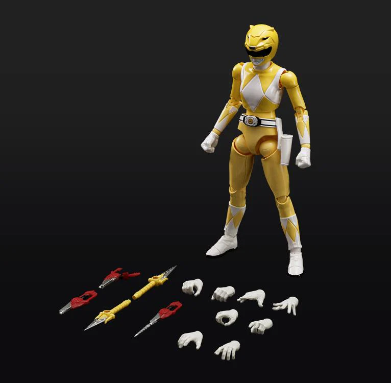 Mighty Morphin Power Rangers Furai 32 - Yellow Ranger Model Kit - Image 9