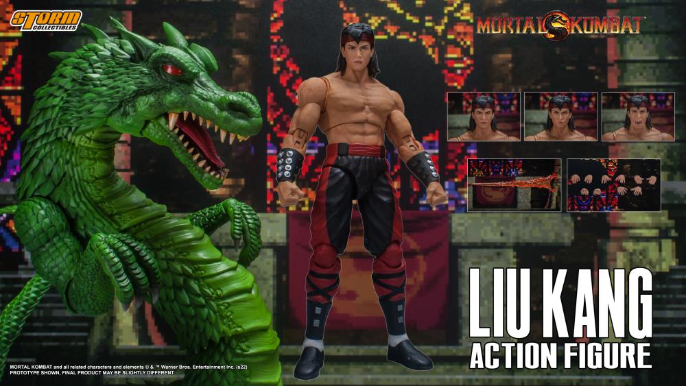 Mortal Kombat VS Series: Liu Kang and Dragon 1/12 Scale Figure - Image 2