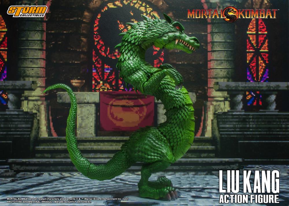 Mortal Kombat VS Series: Liu Kang and Dragon 1/12 Scale Figure - Image 5