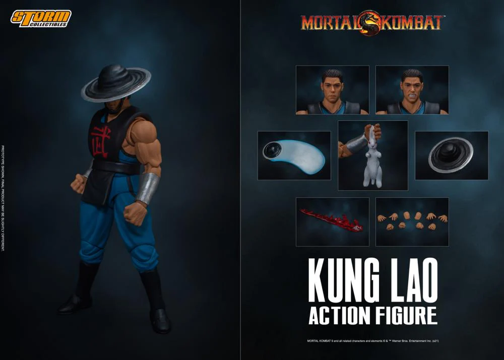 Mortal Kombat VS Series: MK2 Kung Lao 1/12 Scale Figure - Image 13
