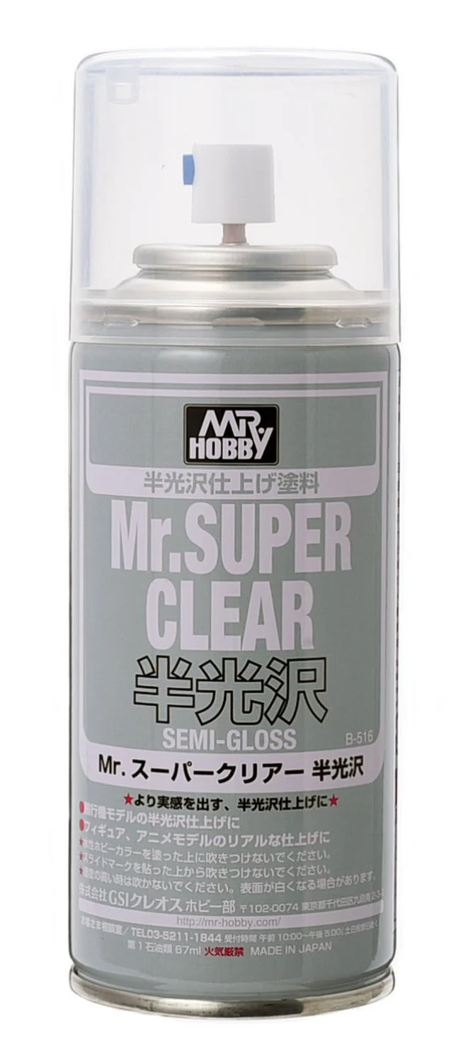 Mr Hobby - Mr. Super Clear Spray (Semi Gloss) B516 - Limited