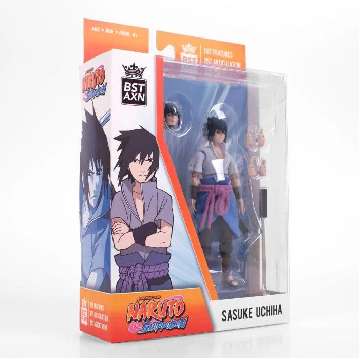 Naruto Shippuden: BST AXN Sasuke Uchiha Action Figure