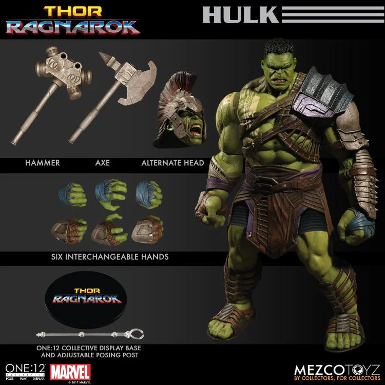 ONE:12 Collective Marvel Thor Ragnarok - Gladiator Hulk - Image 5