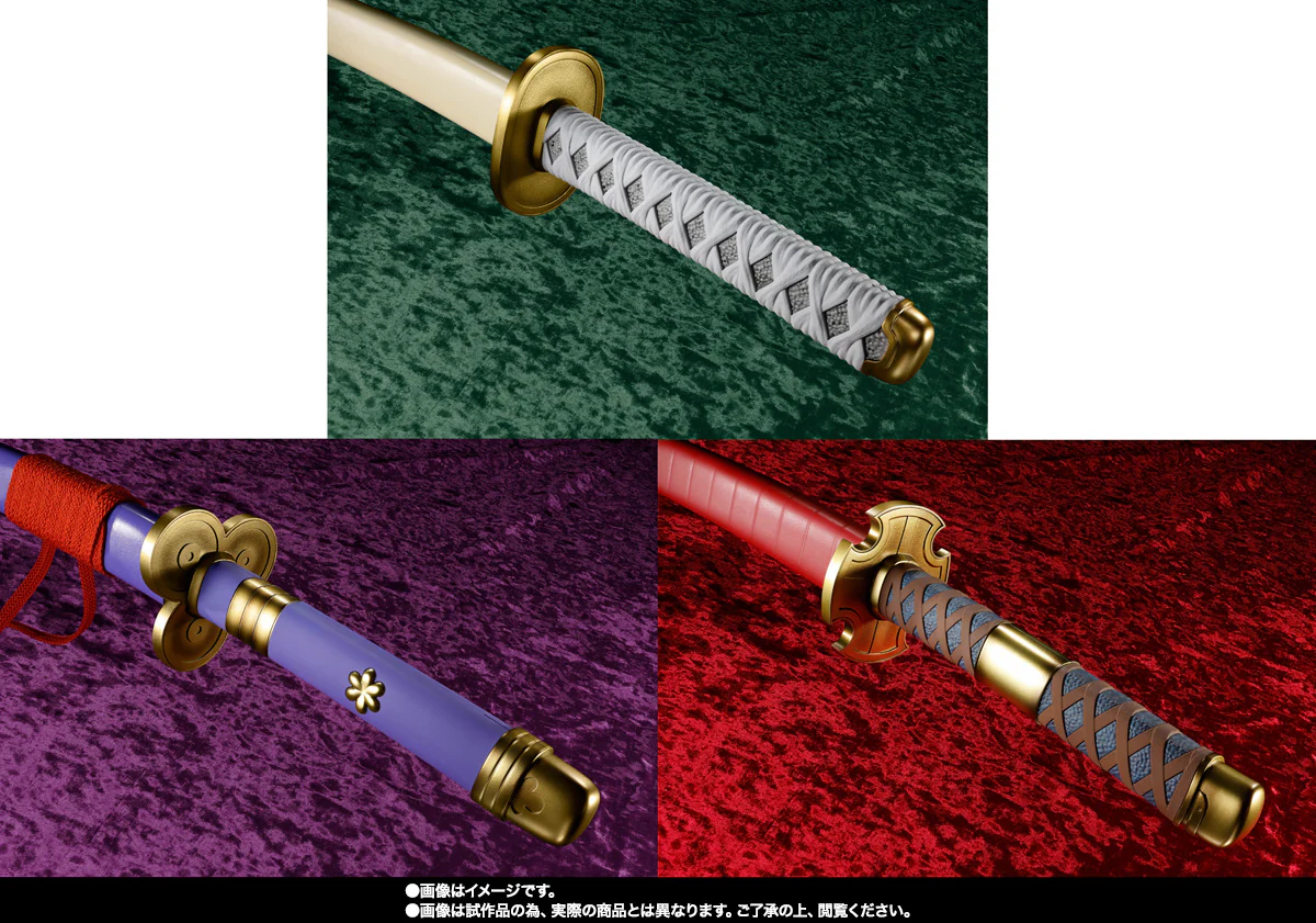 One Piece Proplica - Roronoa Zoro - LIMITED Three Sword Style Set P-Bandai - Image 7