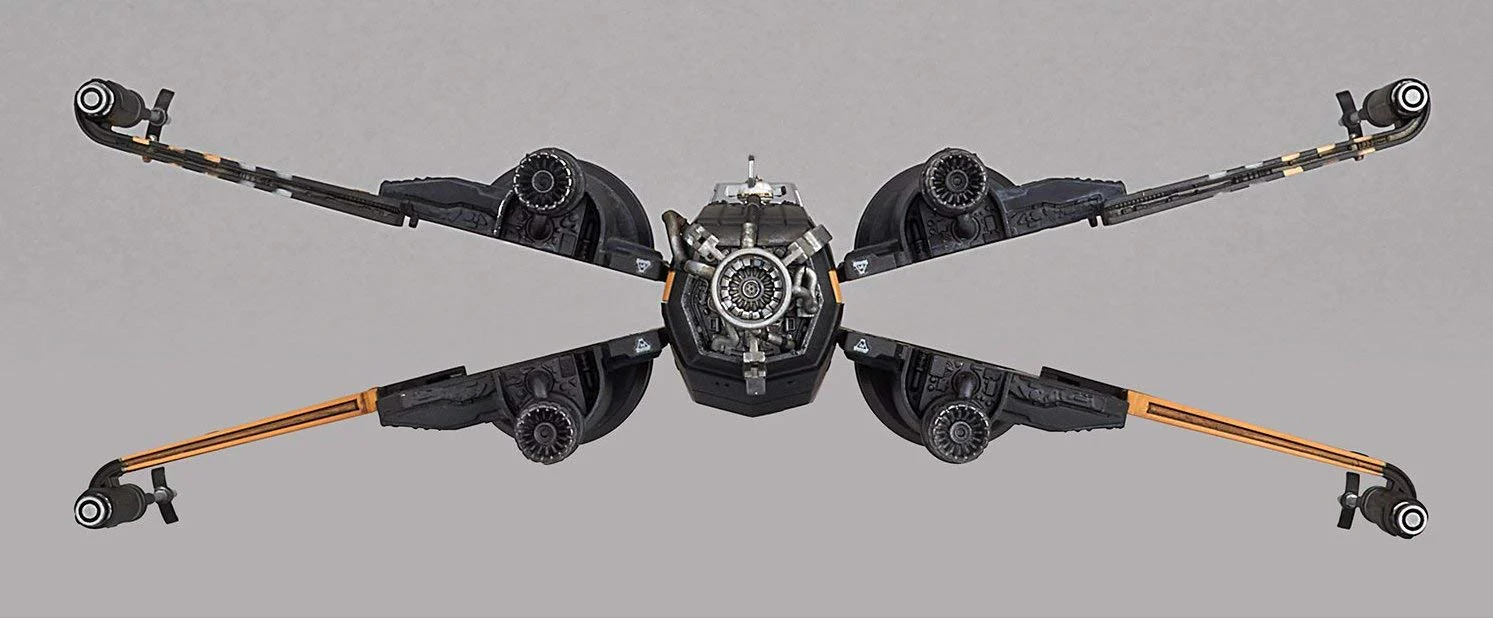 Poe's Boosted X-Wing Starfighter 1/72 Scale Model Kit - Image 11