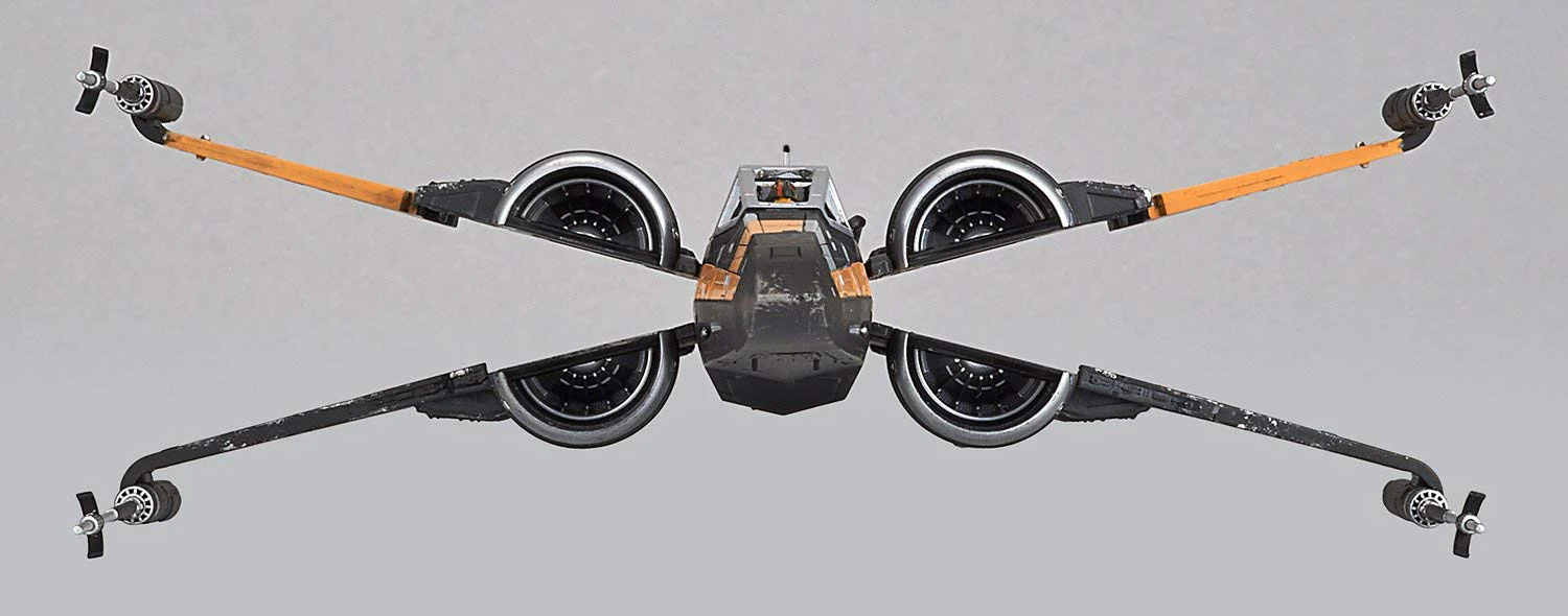 Poe's Boosted X-Wing Starfighter 1/72 Scale Model Kit - Image 9
