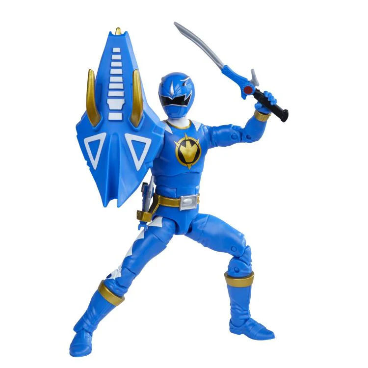 Power Rangers Lightning Collection - Dino Thunder Blue Ranger figure - Image 3