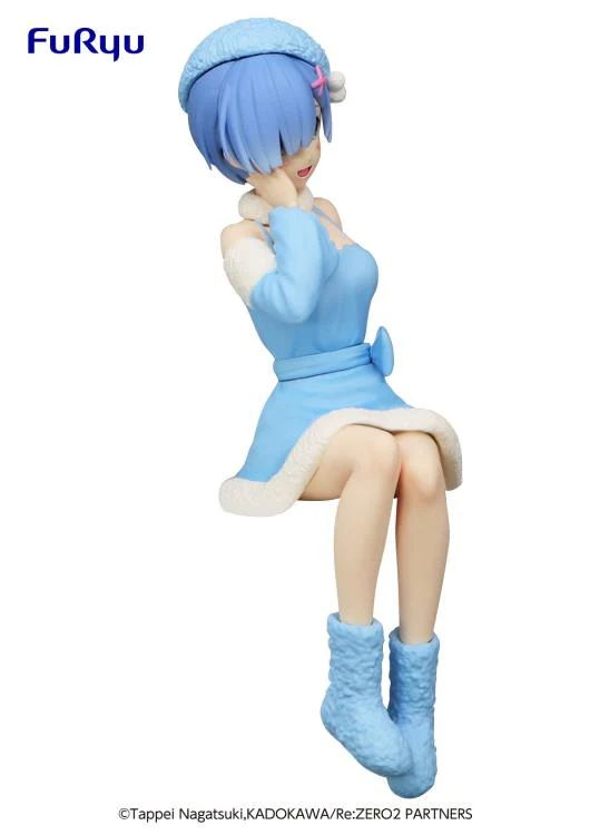 Re Zero Starting Life in Another World Rem (Snow Princess) Noodle Stopper Figure - Image 4