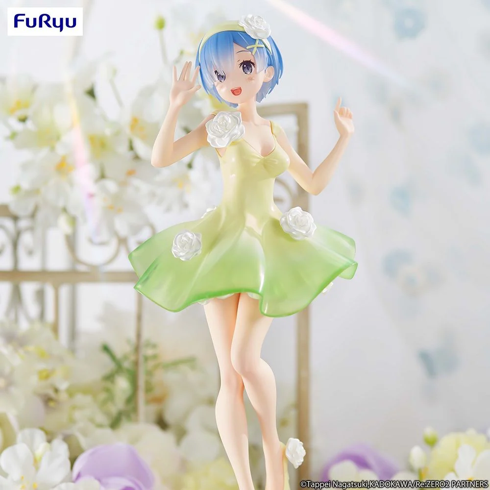 Re:Zero Starting Life in Another World Trio-Try-iT Rem (Flower Dress Ver.) Figure - Image 5