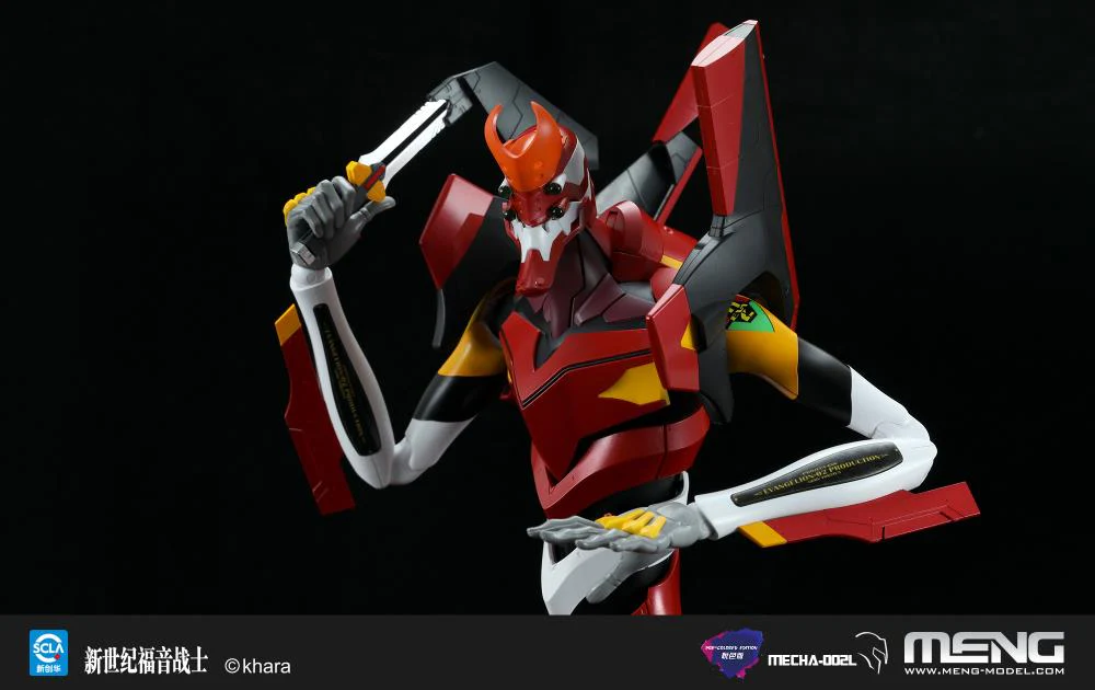 Rebuild of Evangelion: EVA Unit-02 Production Model Meng Model Kit - Image 4