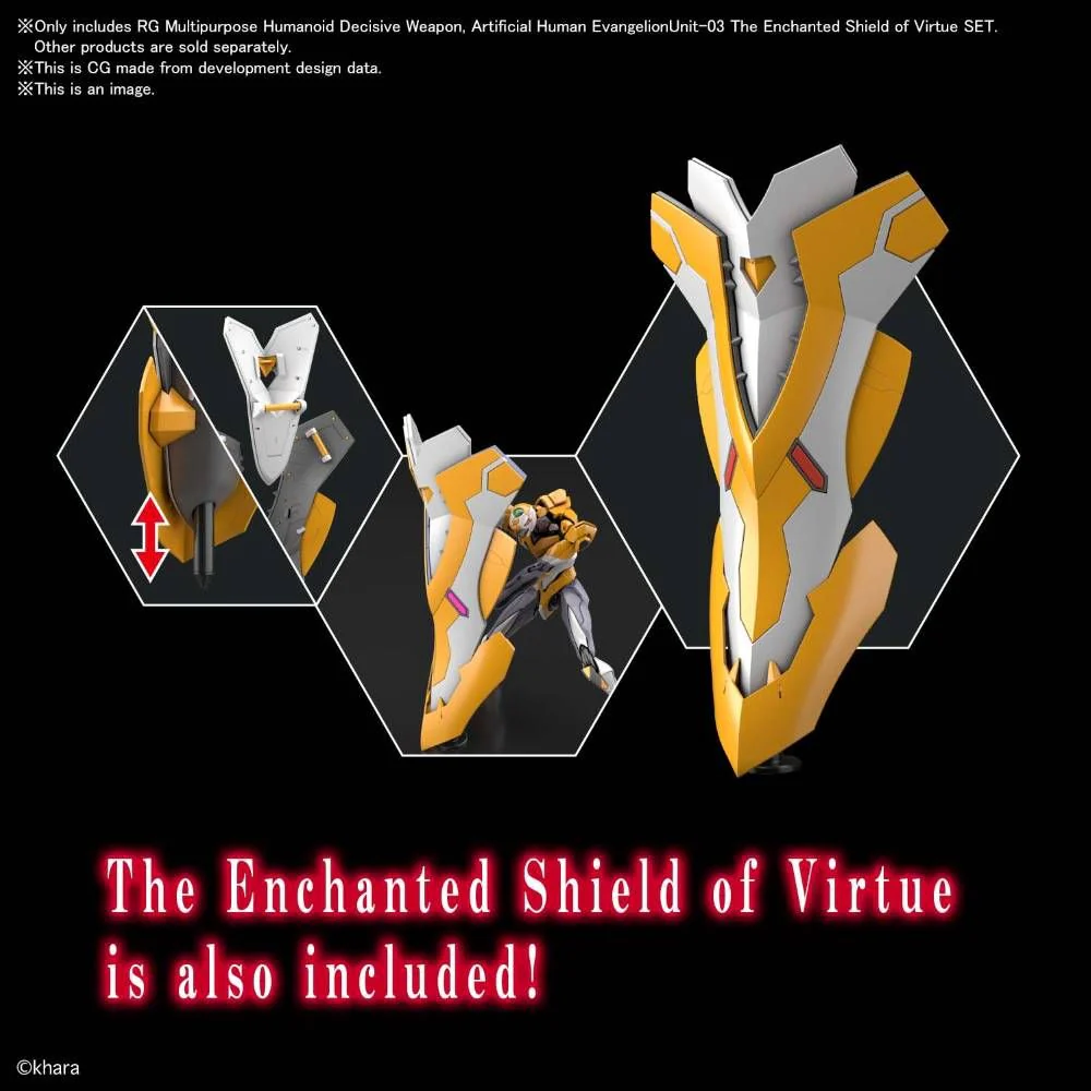 RG Evangelion Unit-03 The Enchanted Shield of Virtue Set - Image 11