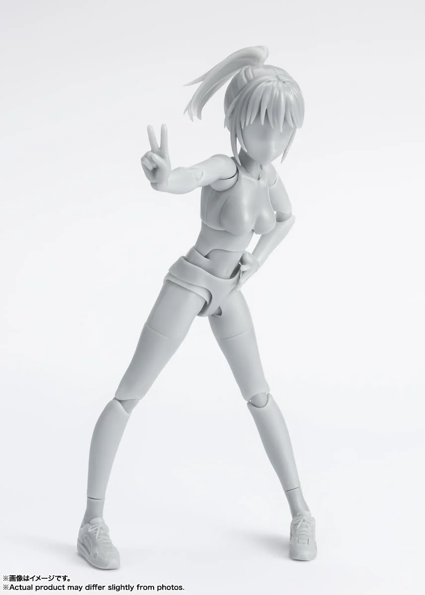 S.H.Figuarts - Body Chan - School Life Edition Set (Gray Color Ver.) - Image 4