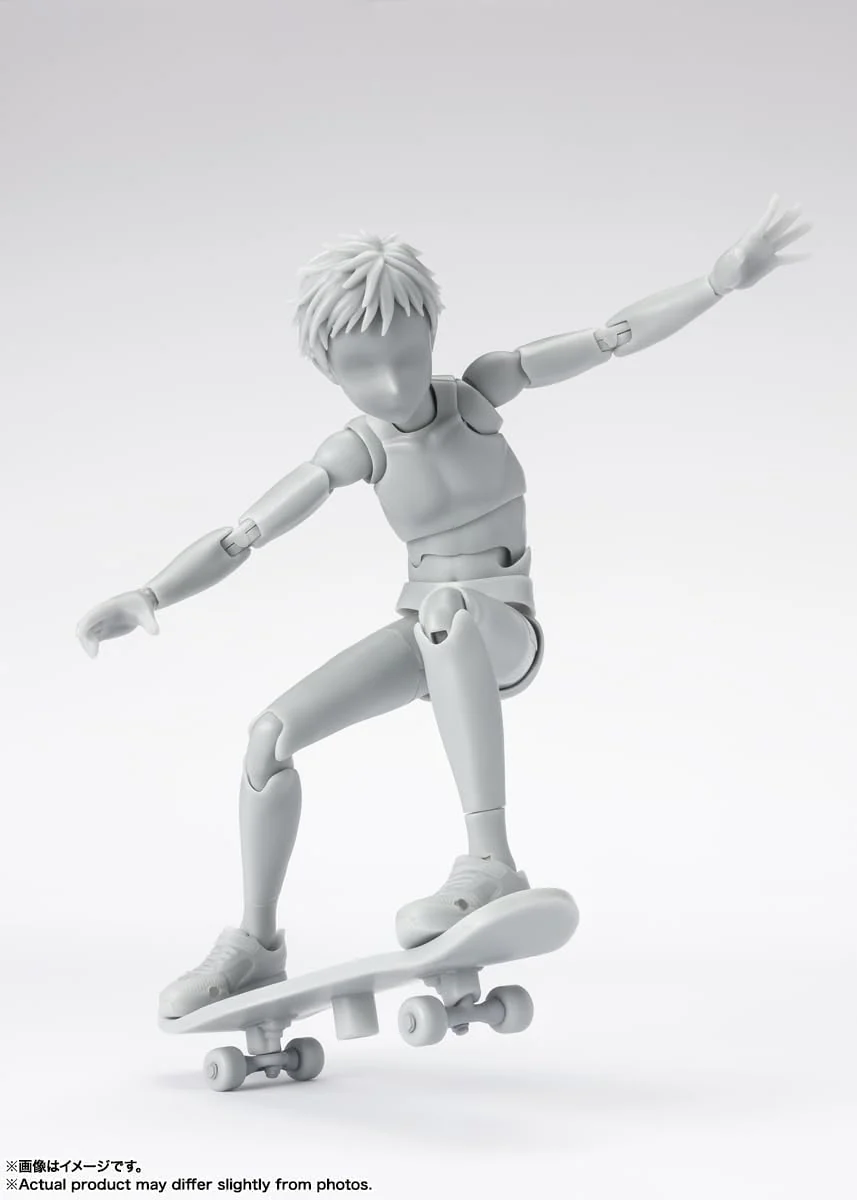 S.H.Figuarts - Body Kun - School Life Edition Set (Gray Color Ver.) - Image 5