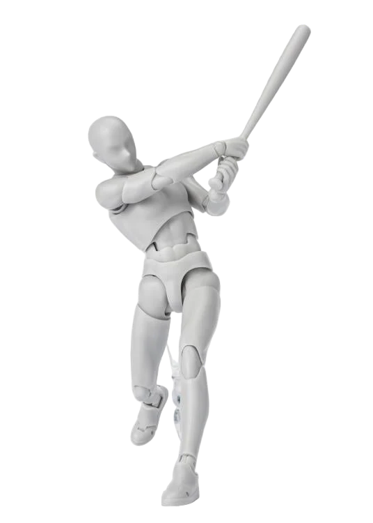 S.H.Figuarts - Body-kun Sports Edition Set (Gray Color Ver.) - Image 12