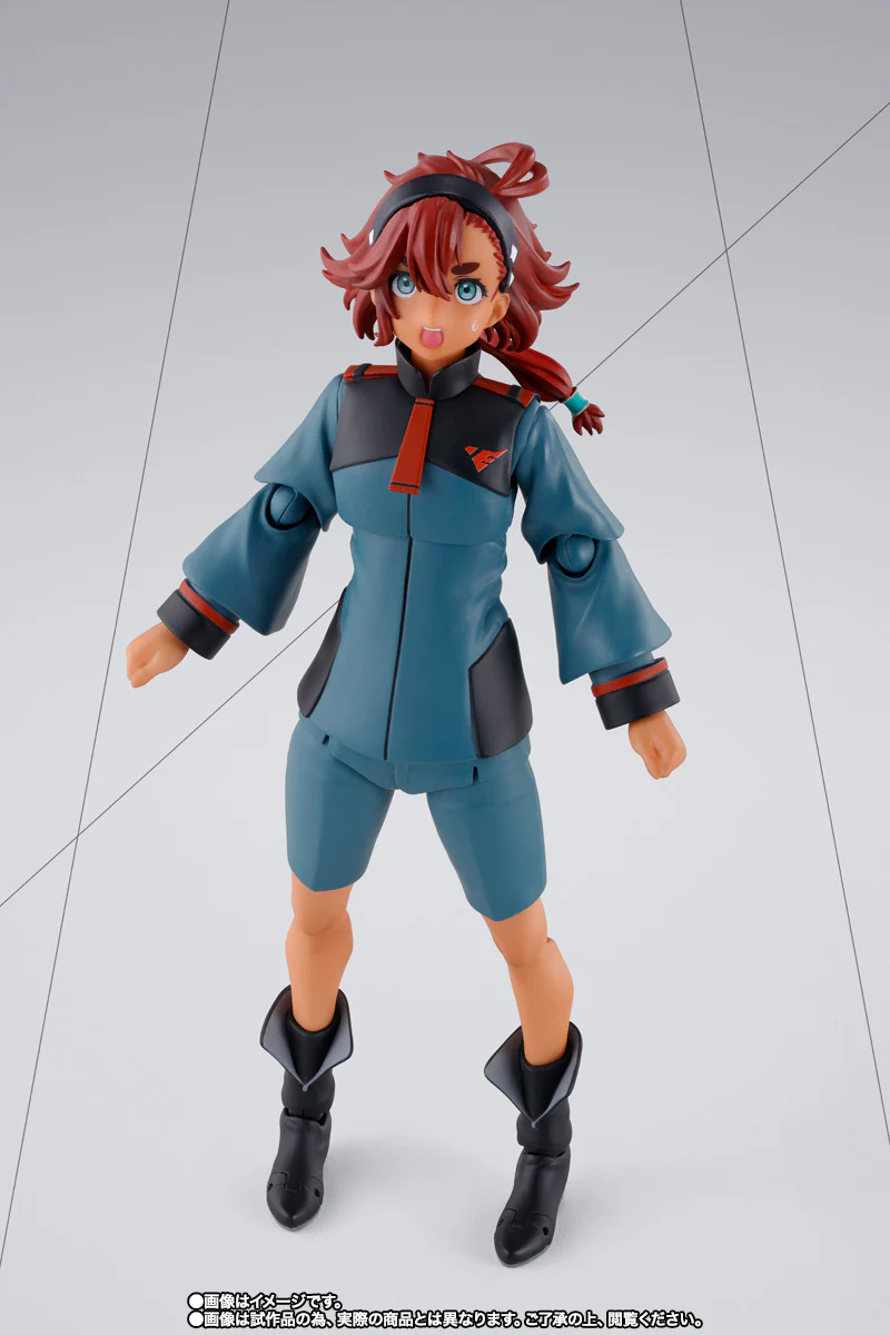 S.H. Figuarts Mobile Suit Gundam: The Witch from Mercury: Suletta Mercury (Regular Uniform Ver.) with Option Set - Image 5
