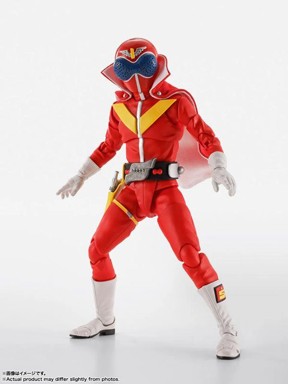 S.H.Figuarts - Shinkocchou Seihou - Akaranger - Super Sentai 50th Anniversary Ver. (w/First Press Limited Base) - Image 2