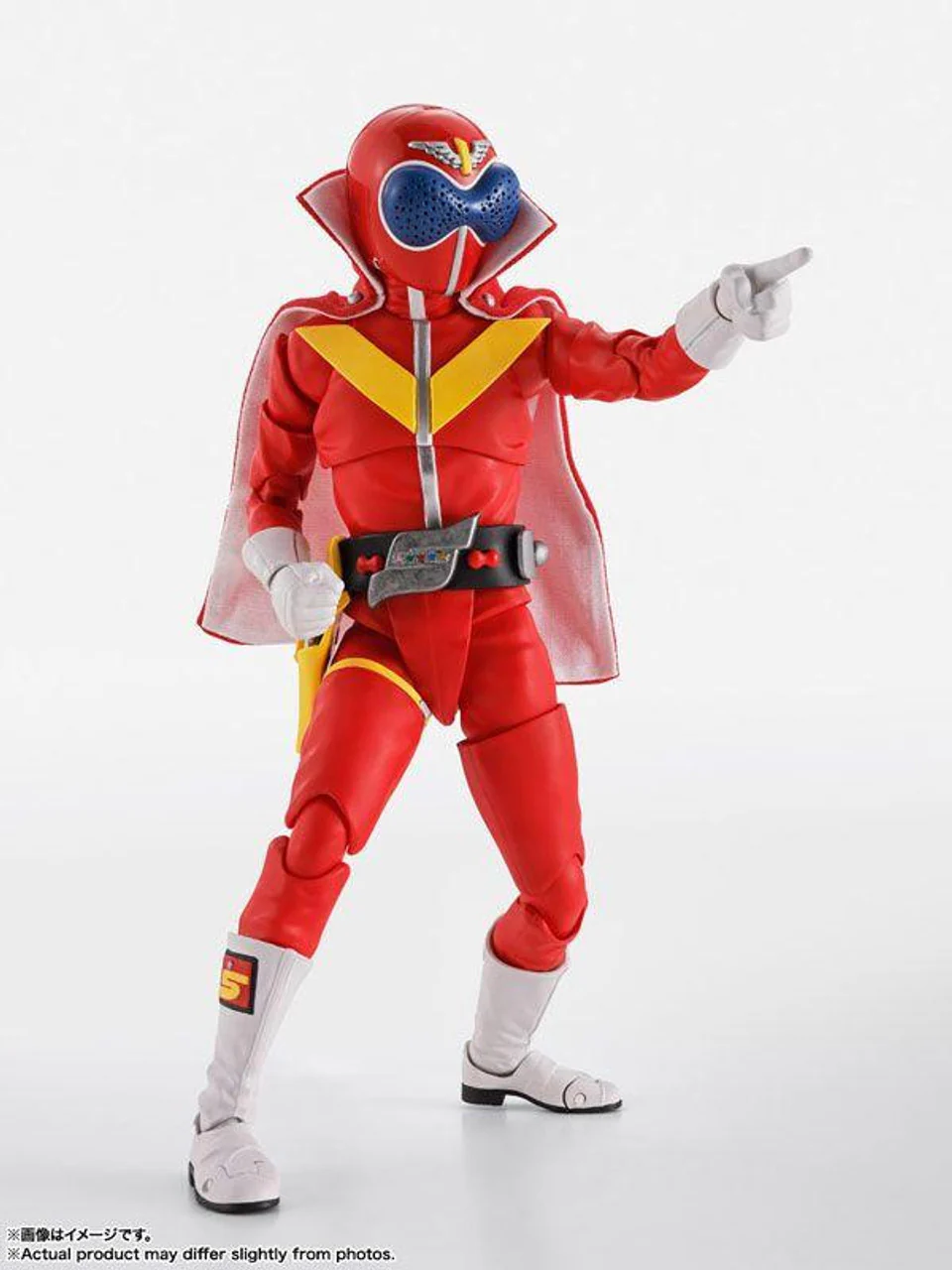 S.H.Figuarts - Shinkocchou Seihou - Akaranger - Super Sentai 50th Anniversary Ver. (w/First Press Limited Base) - Image 3