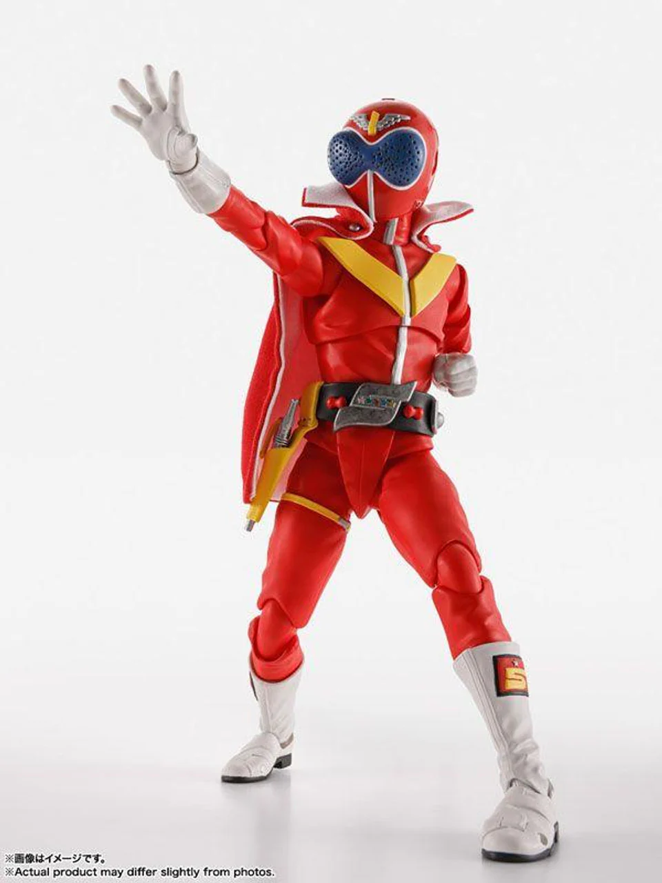 S.H.Figuarts - Shinkocchou Seihou - Akaranger - Super Sentai 50th Anniversary Ver. (w/First Press Limited Base) - Image 4