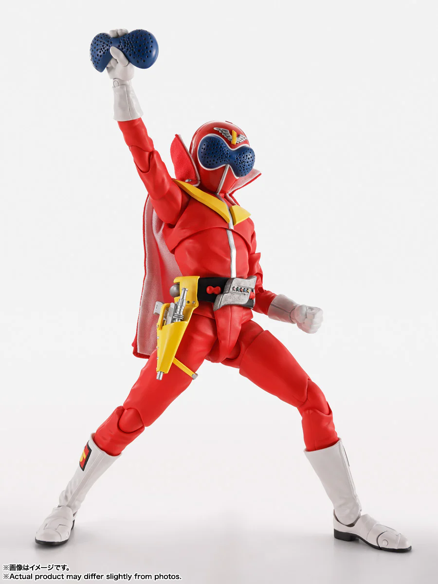 S.H.Figuarts - Shinkocchou Seihou - Akaranger - Super Sentai 50th Anniversary Ver. (w/First Press Limited Base) - Image 8