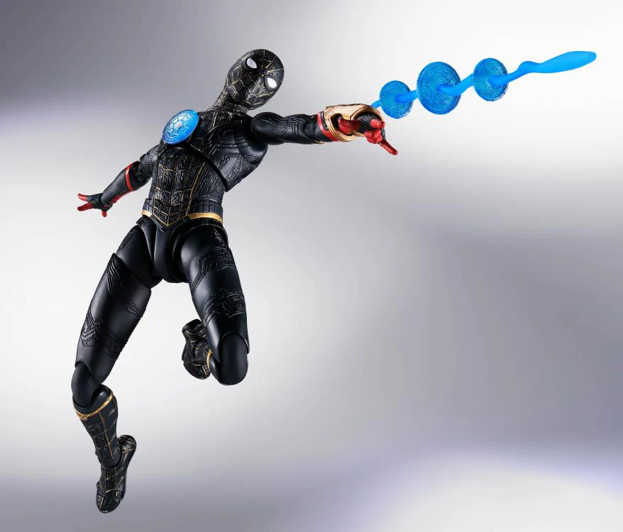 S.H. Figuarts - Spider-man No Way Home: Spider-Man (Black & Gold Suit) - Image 3