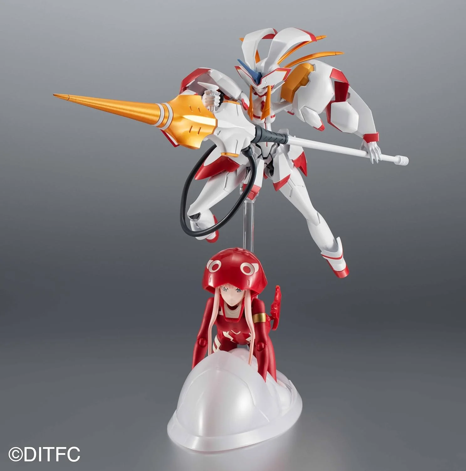S.H.Figuarts x Robot Spirits - Darling in the Franxx: Zero Two & Strelizia (5th Anniversary) Set - Image 2