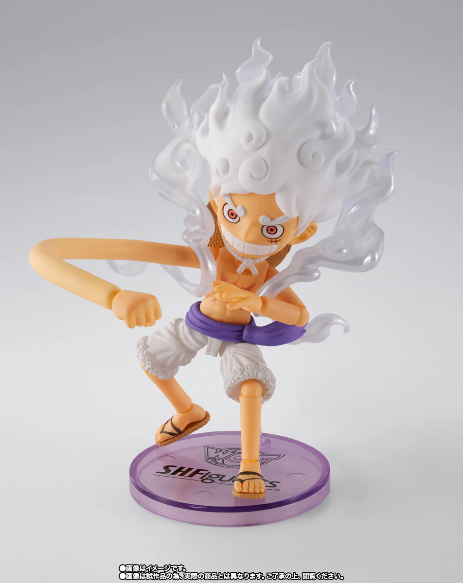 S.H.Figuarts x World Collectable Figure Monkey D. Luffy (Gear 5 Ver.) - P-Bandai - Image 5