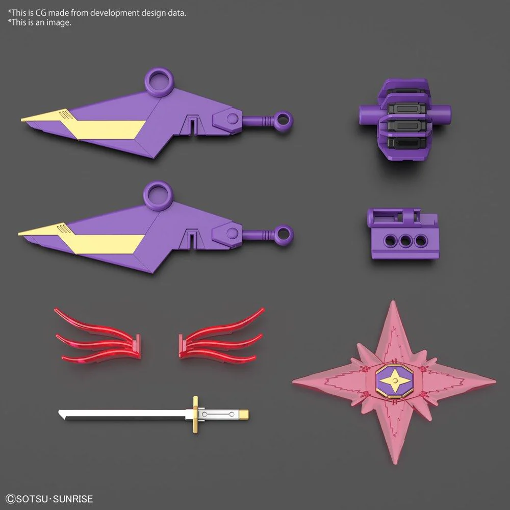 SD Gundam Cross Silhouette #003 F-Kunoichi Kai (F91 Kai) - Image 9