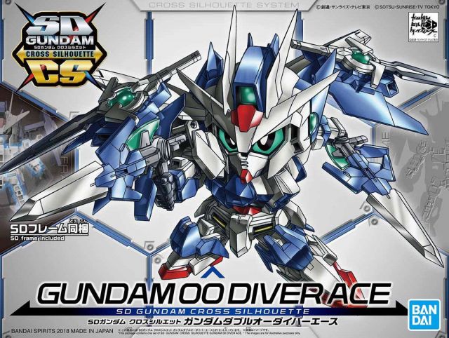 SD Gundam Cross Silhouette #006 00 Diver Ace