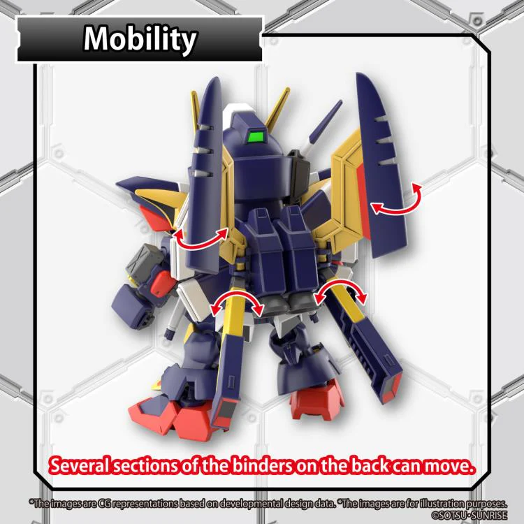 SD Gundam Cross Silhouette #018 Tornado Gundam - Image 8