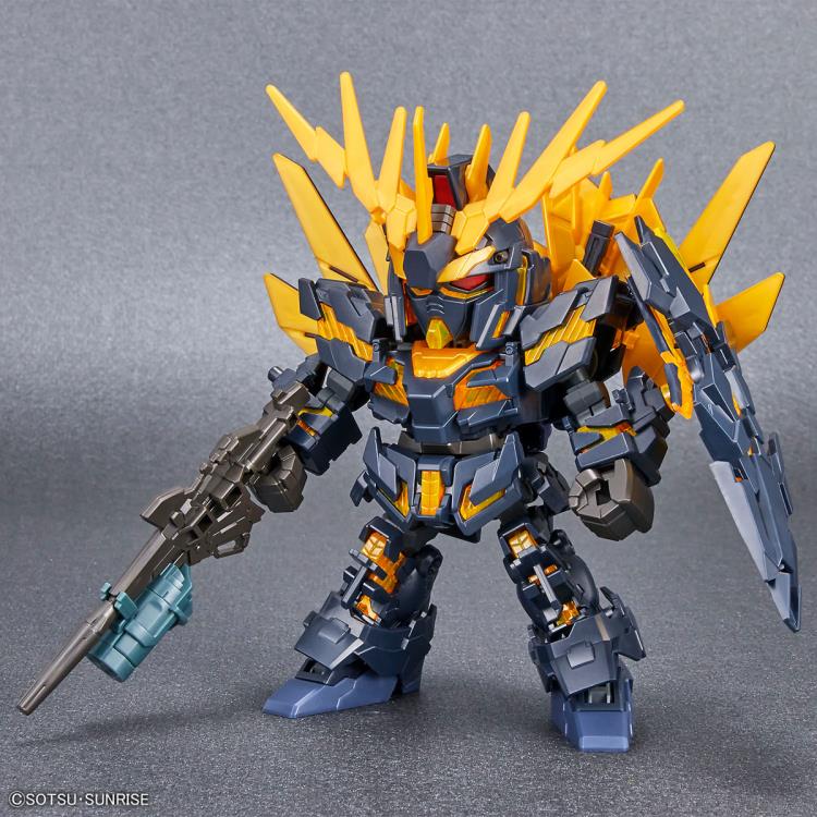 SD Gundam Cross Silhouette #019 Unicorn Gundam Unit 2 Banshee (Destroy Mode) & Banshee Norn Parts Set - Image 4