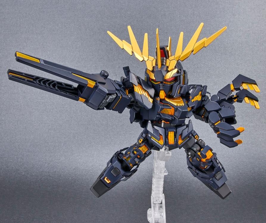 SD Gundam Cross Silhouette #019 Unicorn Gundam Unit 2 Banshee (Destroy Mode) & Banshee Norn Parts Set - Image 9