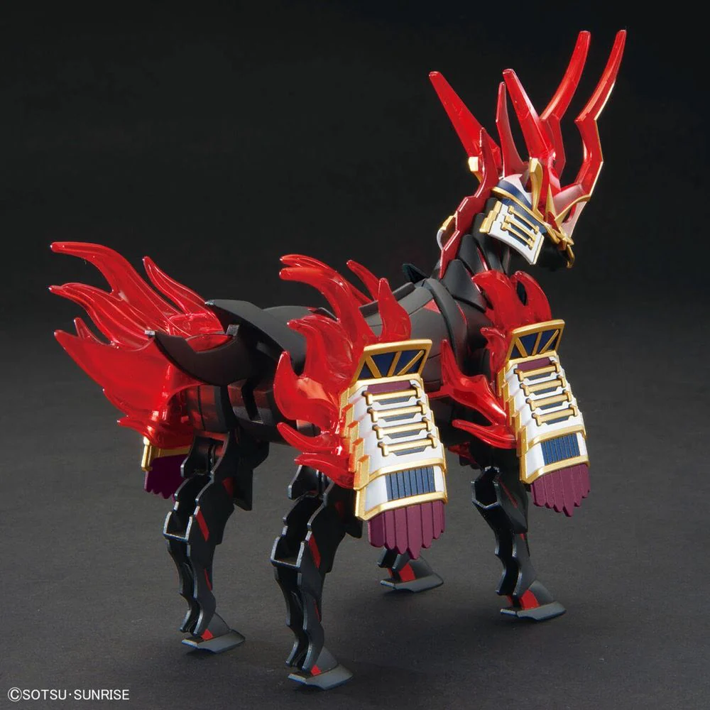 SD Gundam World Heroes 34 Nobunaga's War Horse Model Kit - Image 3