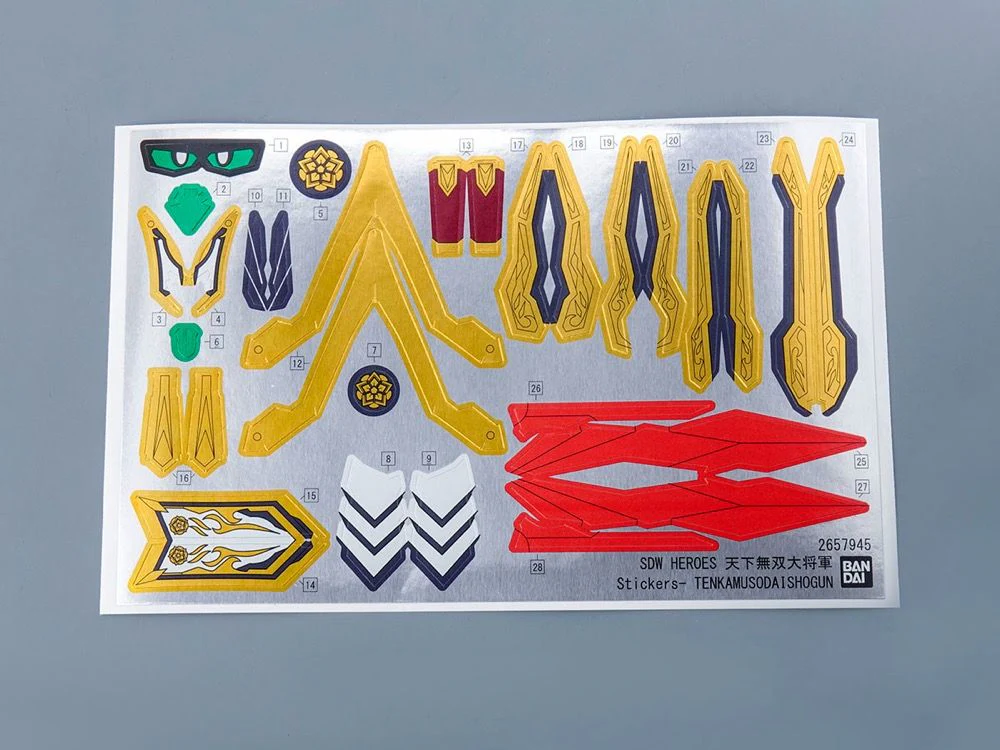 SD Gundam World Heroes 37 Heroes Tenkamuso Daishogun Model Kit - Image 11