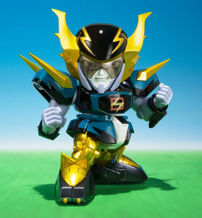 SOC Shippu! Iron Leaguer Chogokin Iron Leaguer Mach Windy & Gold Foot Two-Pack - Image 4