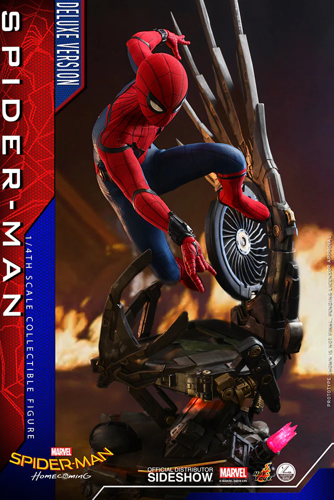 Spider-Man Homecoming - Spider-Man Deluxe Ver. 1/4 Figure QS015 - Image 6