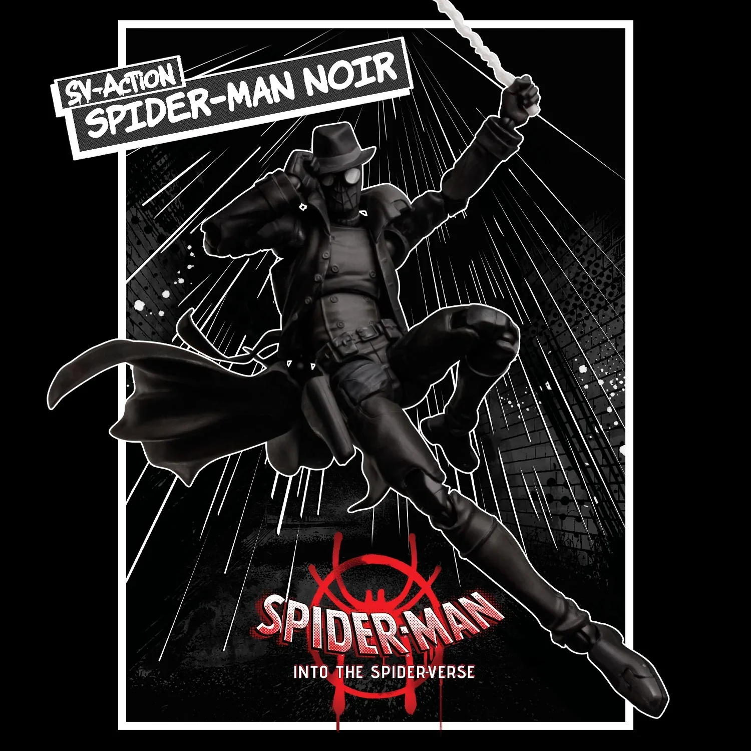 Spider-Man: Into the Spider-Verse: SV-Action Spider-Man Noir - Image 8