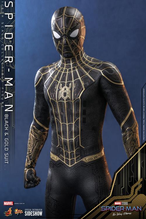 Spider-Man No Way Home -  Spider-Man (Black & Gold Suit) MMS604 - Image 5